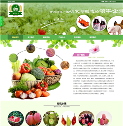 农作物网站模版